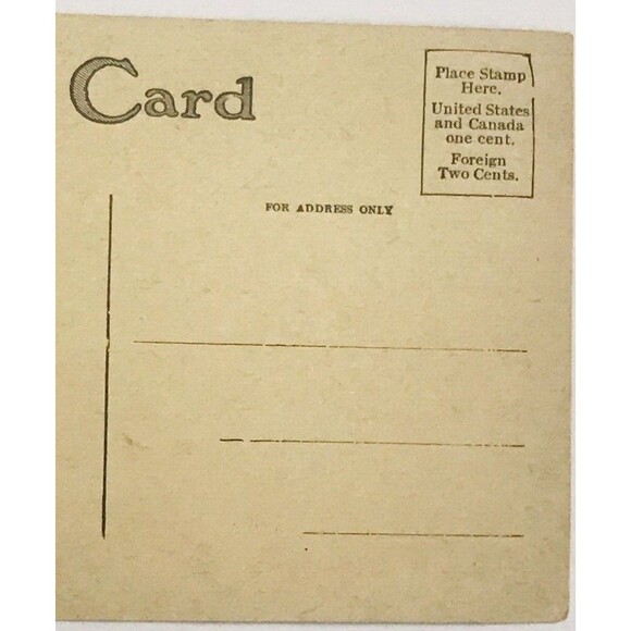 Postcard Sheep After the Storm Divided Cottage Sunset Shepherd Horse Unposted - Picture 6 of 10